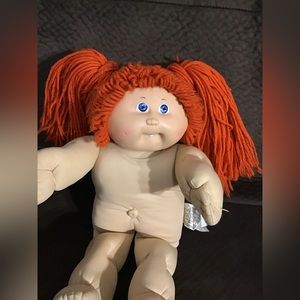 VINTAGE CABBAGE PATCH DOLL (1978-1982) Red Hair blue Eyes Long Doll 17 inches